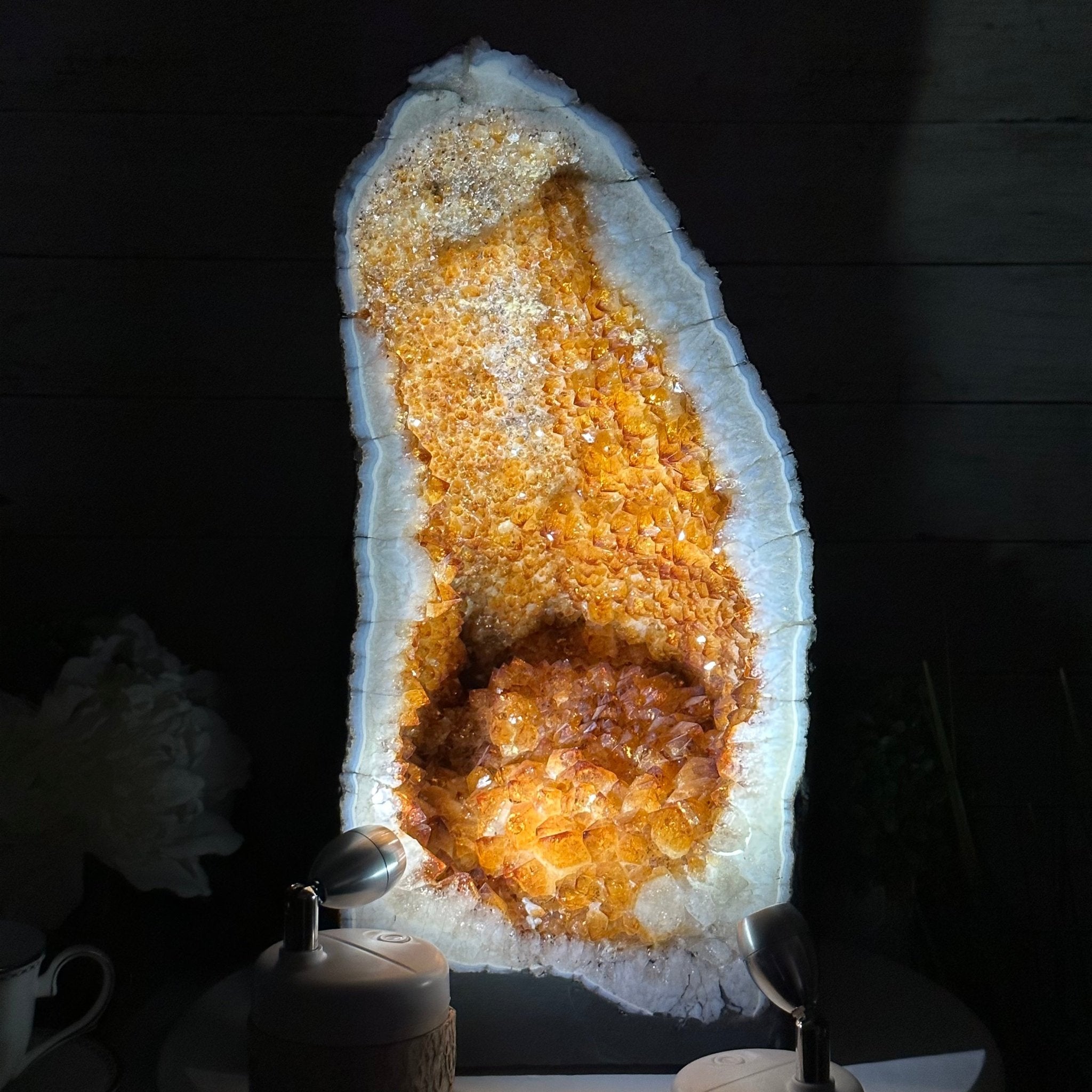 Extra Quality Citrine Cathedral, 50.5 lbs & 17" tall, Model #5603-0273 by Brazil Gems - Brazil GemsBrazil GemsExtra Quality Citrine Cathedral, 50.5 lbs & 17" tall, Model #5603-0273 by Brazil GemsCathedrals5603-0273