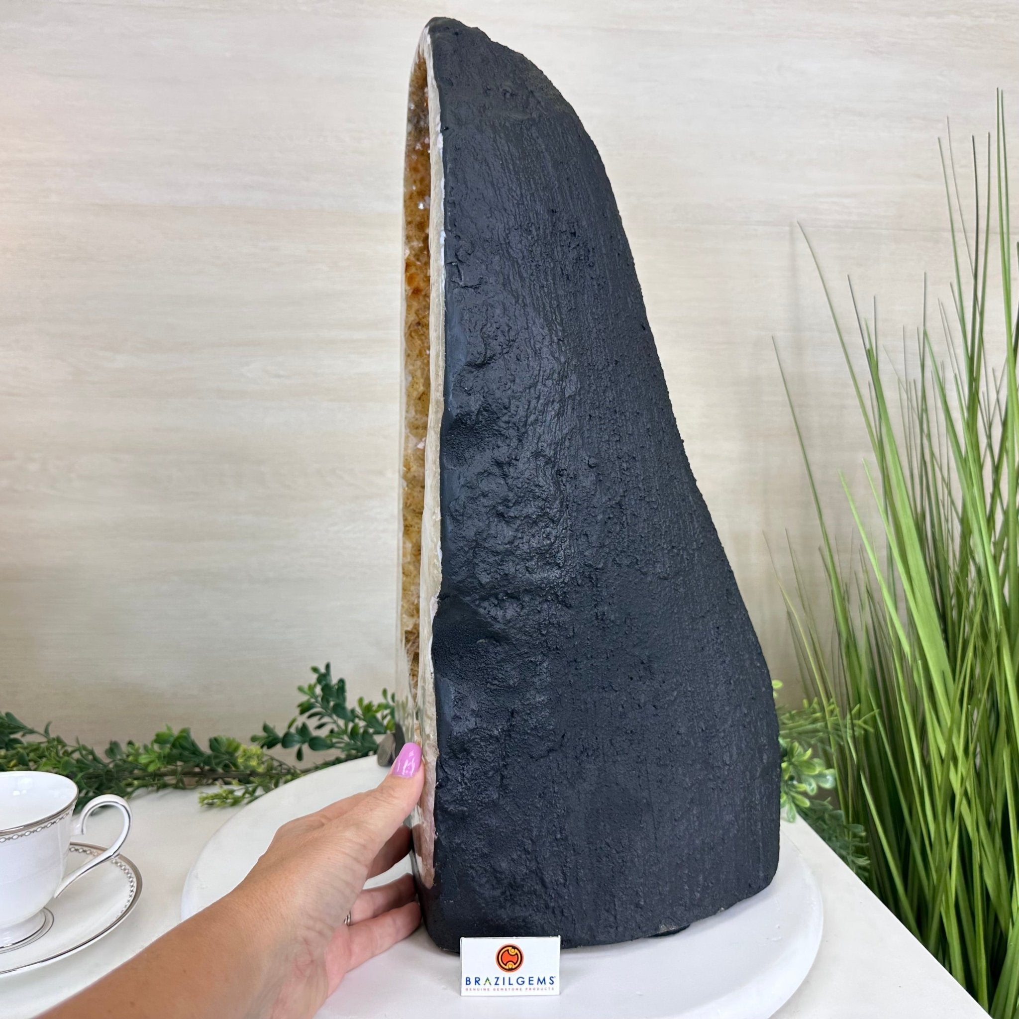 Extra Quality Citrine Cathedral, 66 lbs & 19.2" Tall 5603 - 0401 - Brazil GemsBrazil GemsExtra Quality Citrine Cathedral, 66 lbs & 19.2" Tall 5603 - 0401Cathedrals5603 - 0401