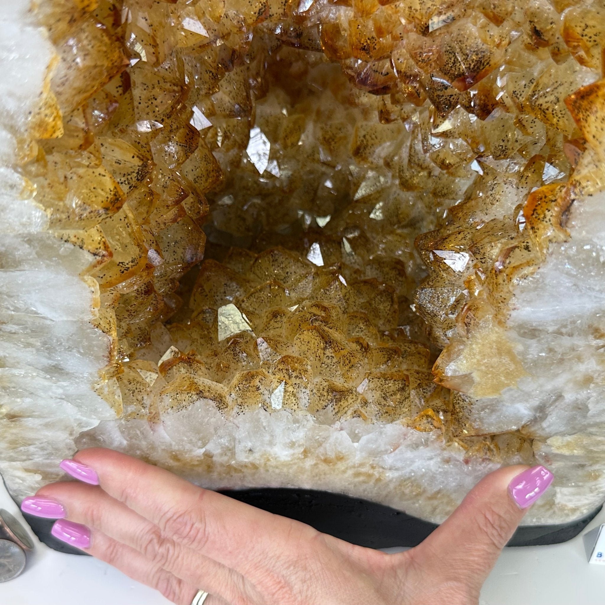 Extra Quality Citrine Cathedral, 66 lbs & 19.2" Tall 5603 - 0401 - Brazil GemsBrazil GemsExtra Quality Citrine Cathedral, 66 lbs & 19.2" Tall 5603 - 0401Cathedrals5603 - 0401