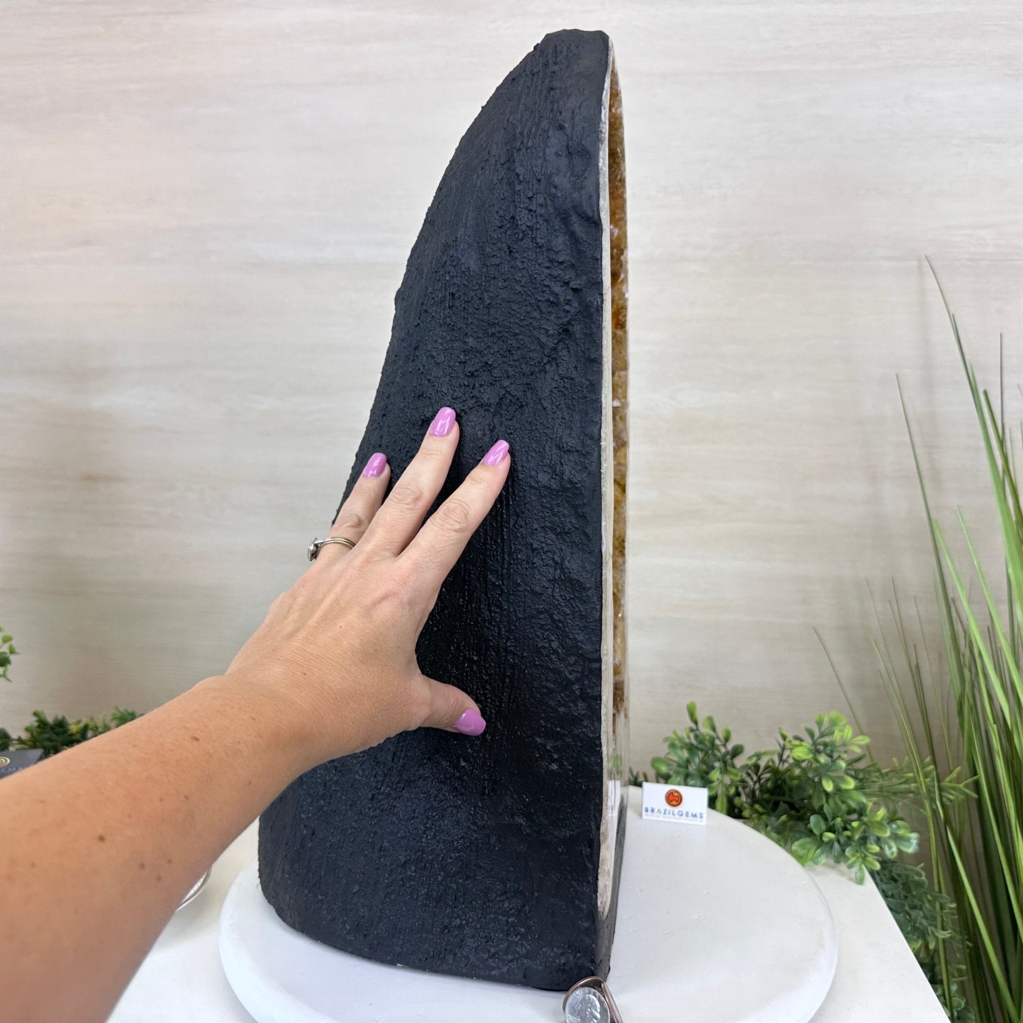 Extra Quality Citrine Cathedral, 66 lbs & 19.2" Tall 5603 - 0401 - Brazil GemsBrazil GemsExtra Quality Citrine Cathedral, 66 lbs & 19.2" Tall 5603 - 0401Cathedrals5603 - 0401