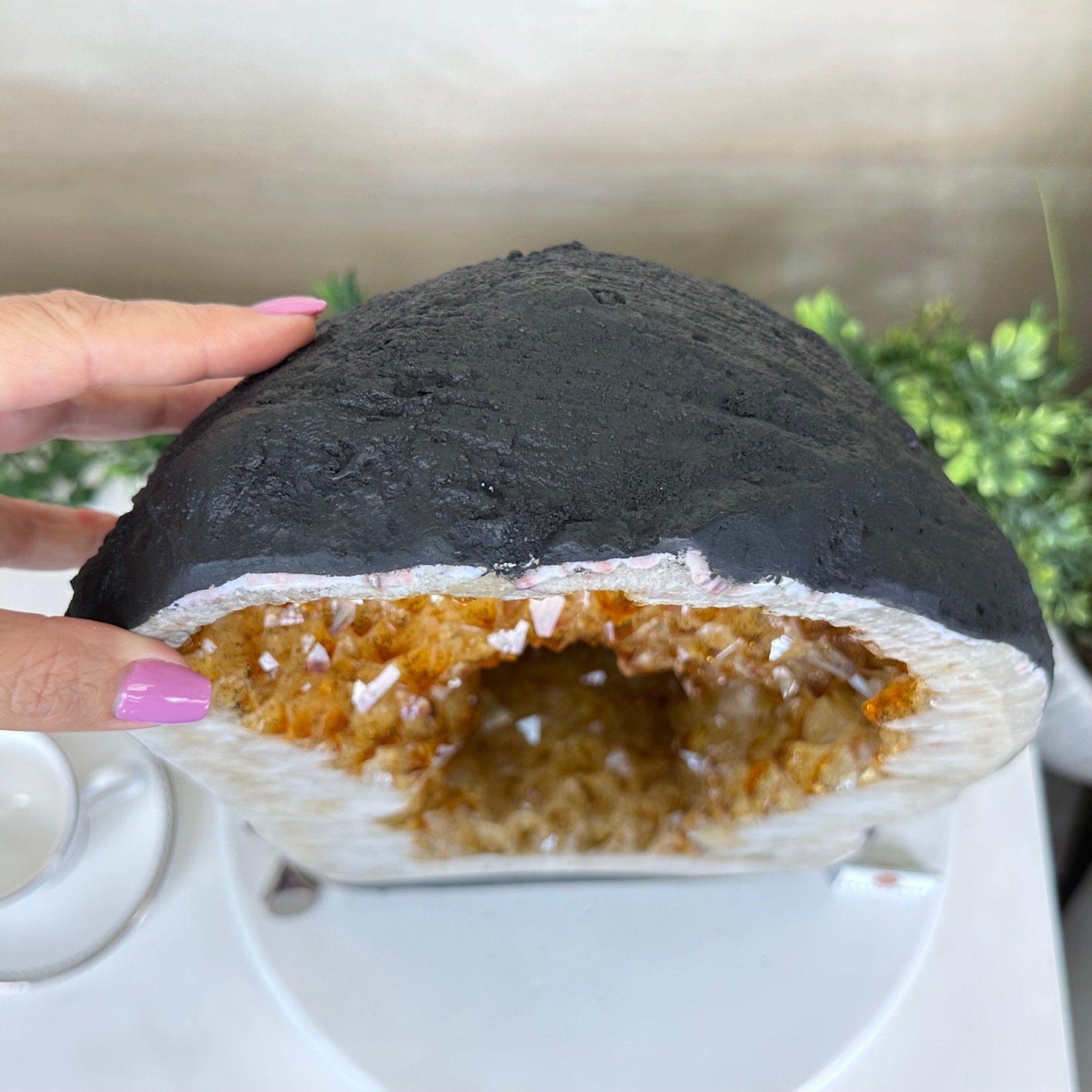 Extra Quality Citrine Cathedral, 66 lbs & 19.2" Tall 5603 - 0401 - Brazil GemsBrazil GemsExtra Quality Citrine Cathedral, 66 lbs & 19.2" Tall 5603 - 0401Cathedrals5603 - 0401