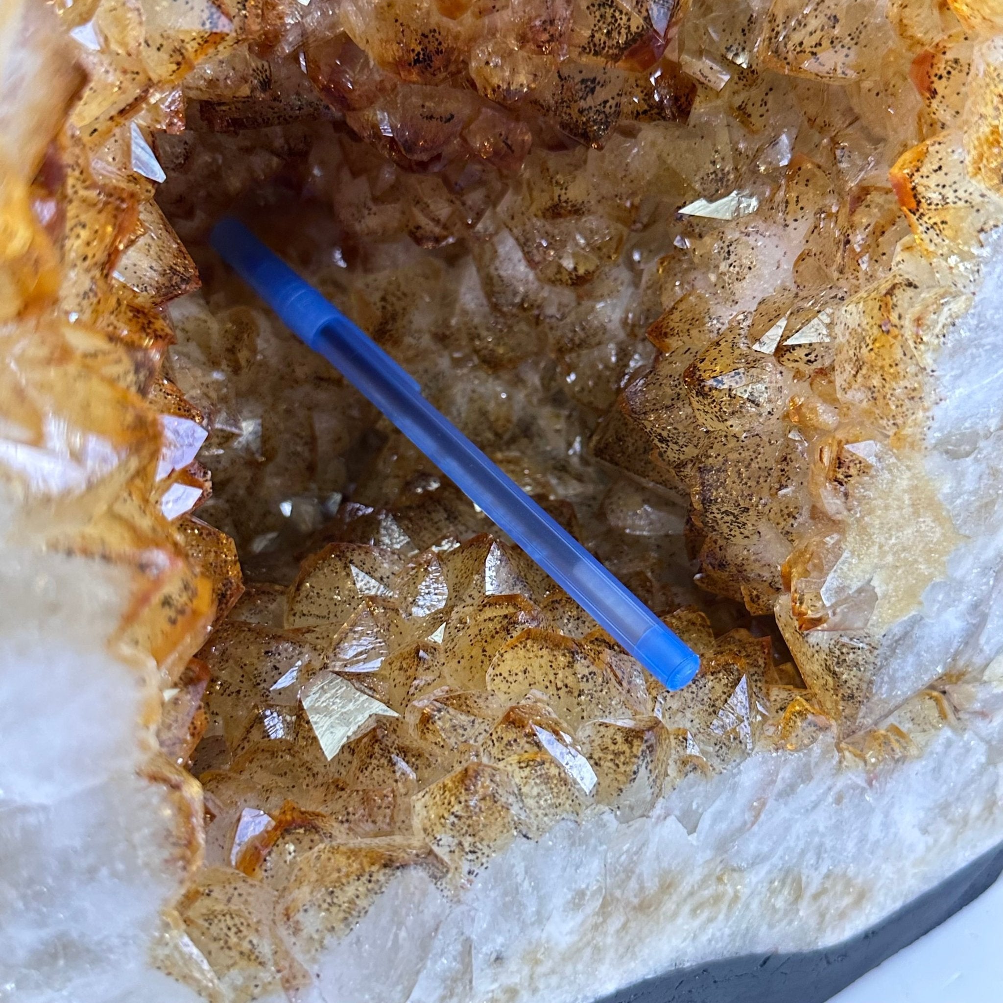 Extra Quality Citrine Cathedral, 66 lbs & 19.2" Tall 5603 - 0401 - Brazil GemsBrazil GemsExtra Quality Citrine Cathedral, 66 lbs & 19.2" Tall 5603 - 0401Cathedrals5603 - 0401