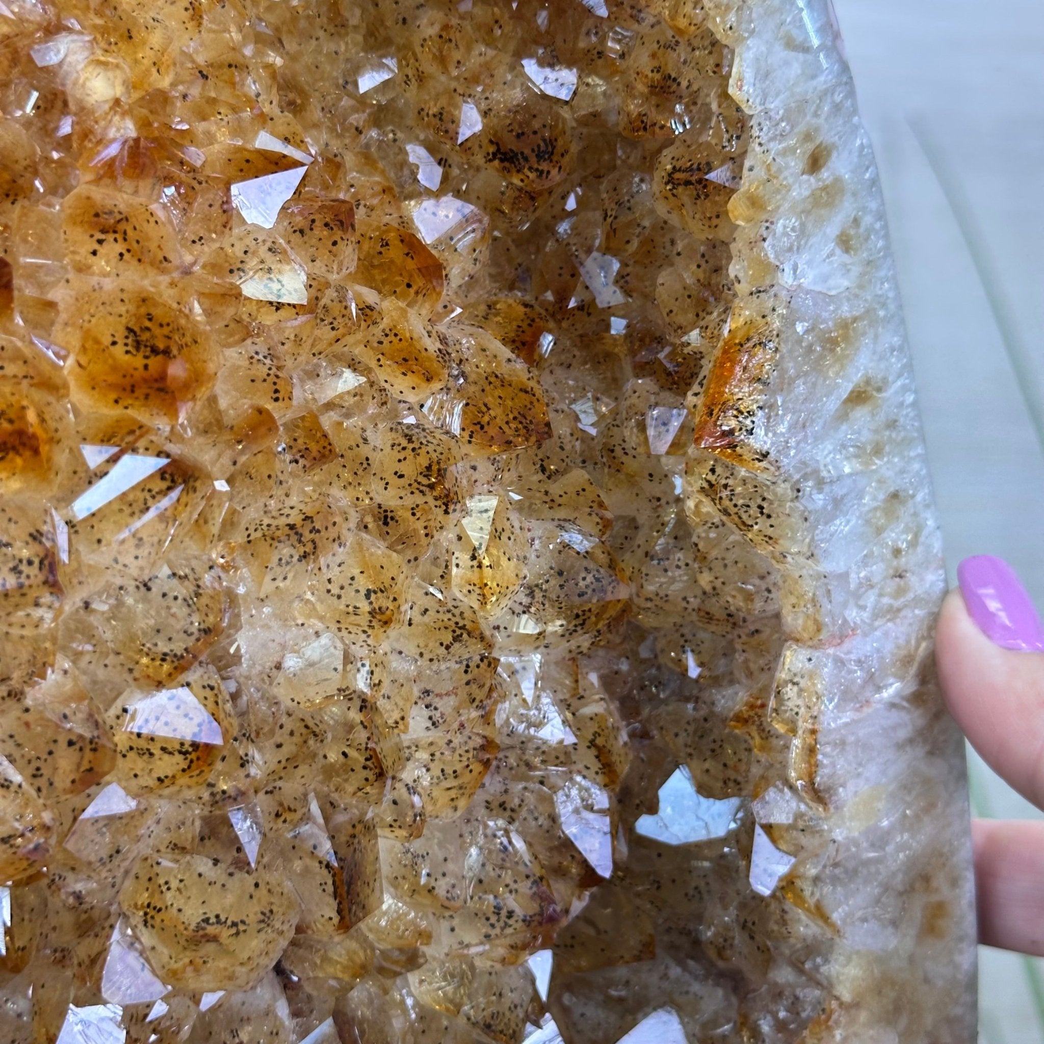 Extra Quality Citrine Cathedral, 66 lbs & 19.2" Tall 5603 - 0401 - Brazil GemsBrazil GemsExtra Quality Citrine Cathedral, 66 lbs & 19.2" Tall 5603 - 0401Cathedrals5603 - 0401