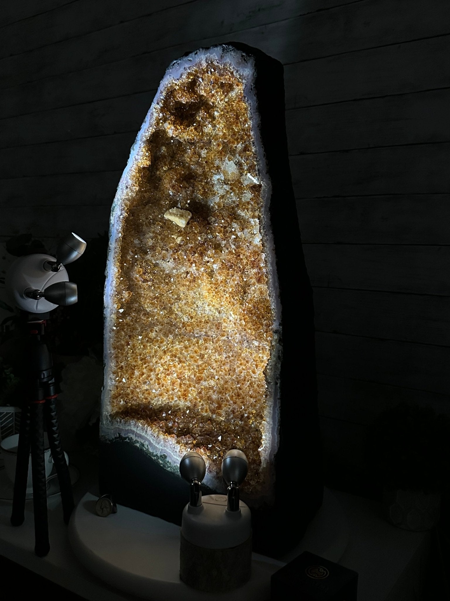 Extra Quality Citrine Cathedral, 72.3 lbs & 23.5" Tall #5603-0300 by Brazil Gems® - Brazil GemsBrazil GemsExtra Quality Citrine Cathedral, 72.3 lbs & 23.5" Tall #5603-0300 by Brazil Gems®Cathedrals5603-0300