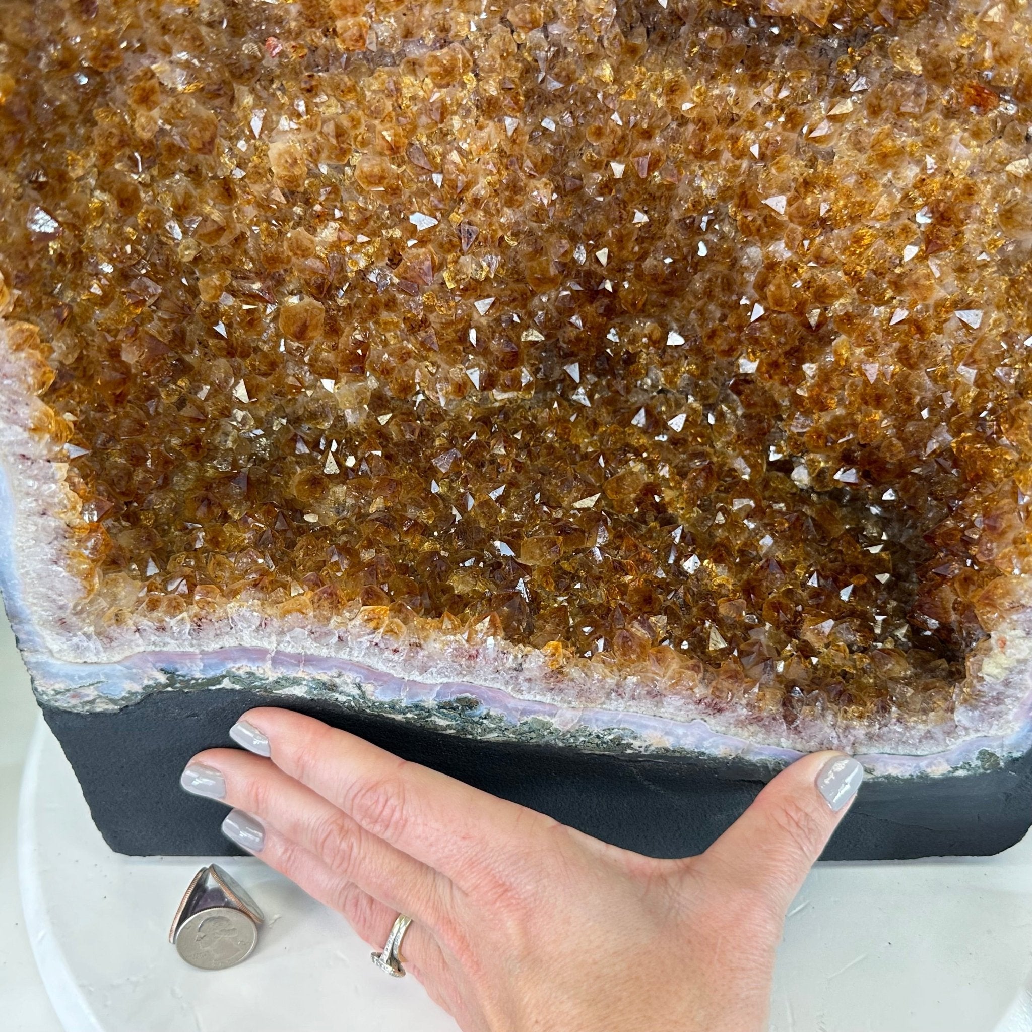 Extra Quality Citrine Cathedral, 72.3 lbs & 23.5" Tall #5603-0300 by Brazil Gems® - Brazil GemsBrazil GemsExtra Quality Citrine Cathedral, 72.3 lbs & 23.5" Tall #5603-0300 by Brazil Gems®Cathedrals5603-0300