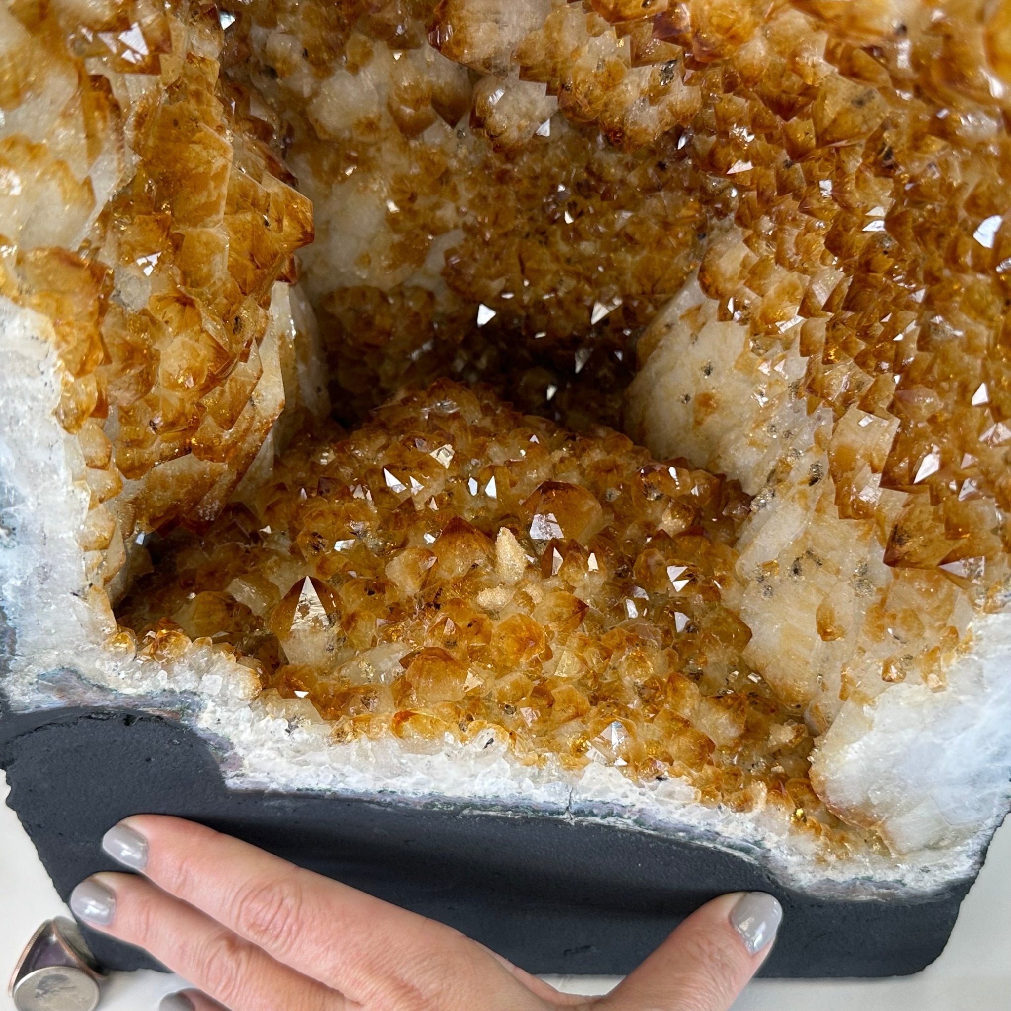 Extra Quality Citrine Cathedral, 72.5 lbs & 23.3" Tall #5603-0301 by Brazil Gems® - Brazil GemsBrazil GemsExtra Quality Citrine Cathedral, 72.5 lbs & 23.3" Tall #5603-0301 by Brazil Gems®Cathedrals5603-0301