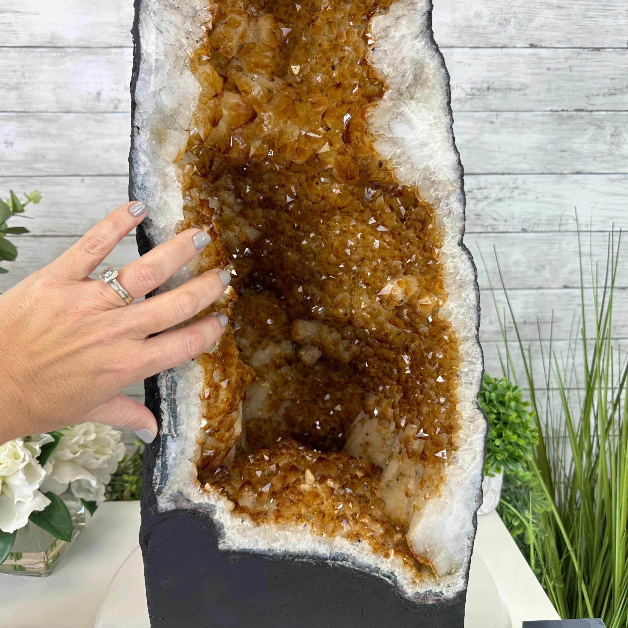 Extra Quality Citrine Cathedral, 72.5 lbs & 23.3" Tall #5603-0301 by Brazil Gems® - Brazil GemsBrazil GemsExtra Quality Citrine Cathedral, 72.5 lbs & 23.3" Tall #5603-0301 by Brazil Gems®Cathedrals5603-0301