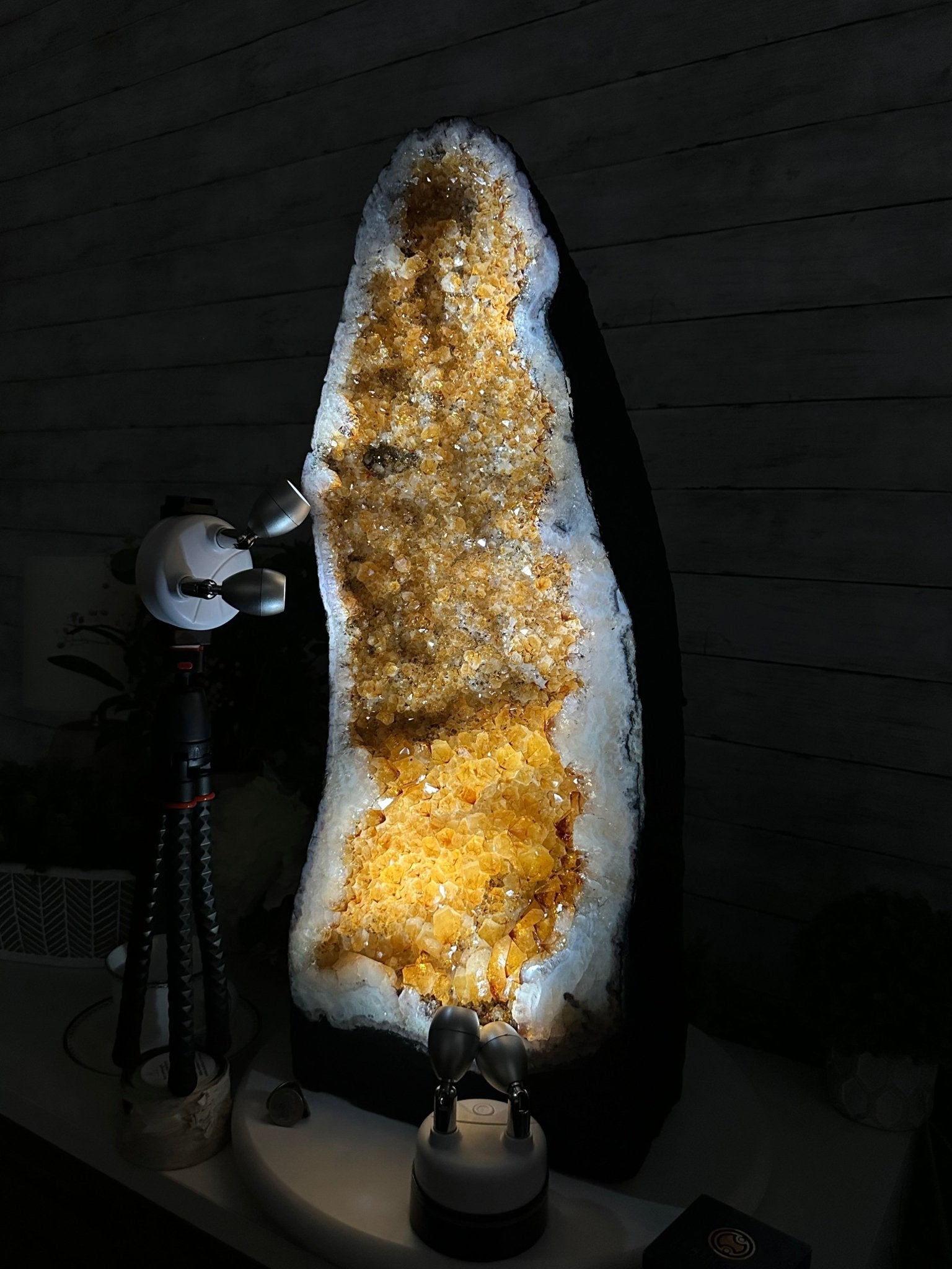 Extra Quality Citrine Cathedral, 78.2 lbs & 25.3" Tall #5603-0302 by Brazil Gems® - Brazil GemsBrazil GemsExtra Quality Citrine Cathedral, 78.2 lbs & 25.3" Tall #5603-0302 by Brazil Gems®Cathedrals5603-0302