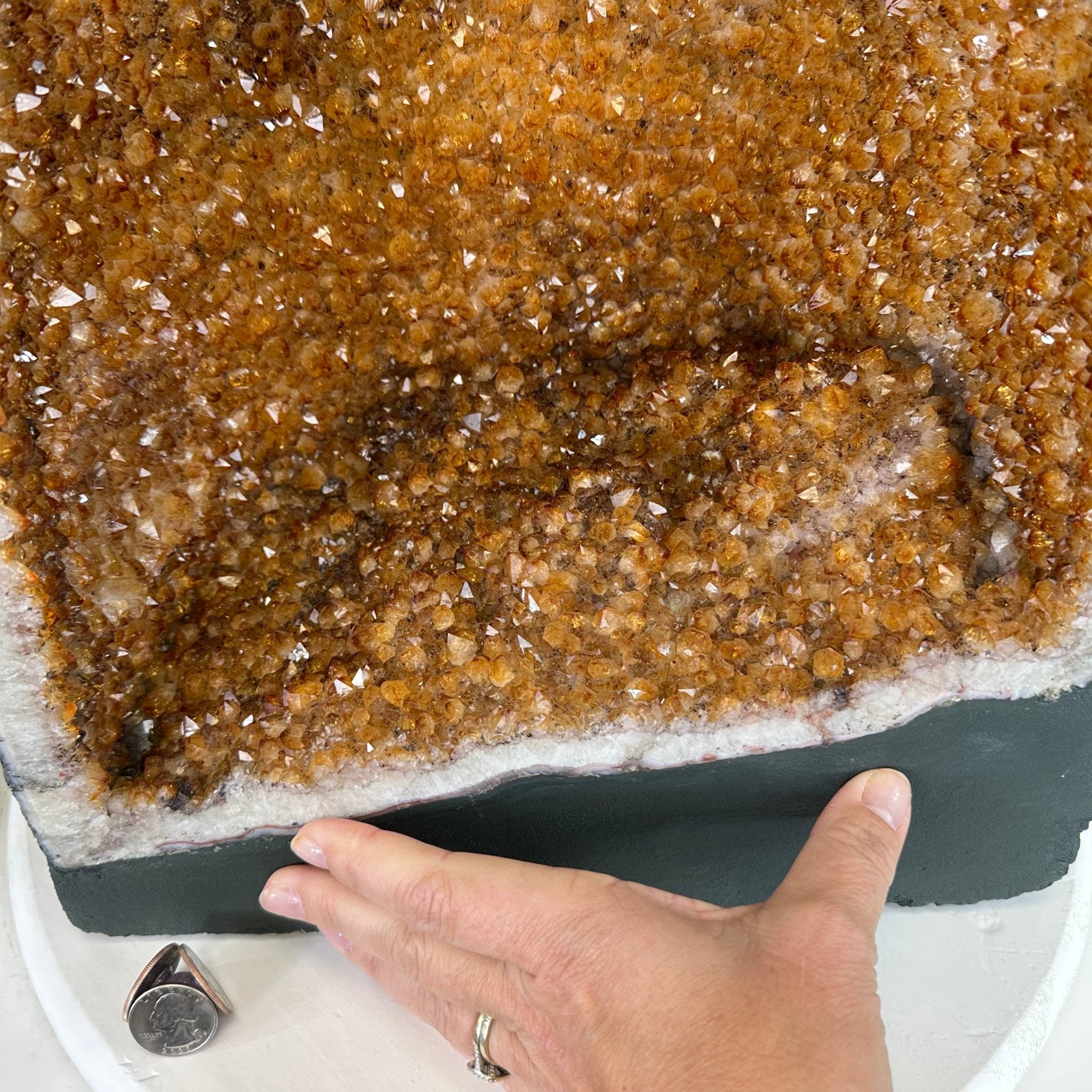 Extra Quality Citrine Cathedral, 81.6 lbs & 20" tall, Model #5603-0279 by Brazil Gems - Brazil GemsBrazil GemsExtra Quality Citrine Cathedral, 81.6 lbs & 20" tall, Model #5603-0279 by Brazil GemsCathedrals5603-0279