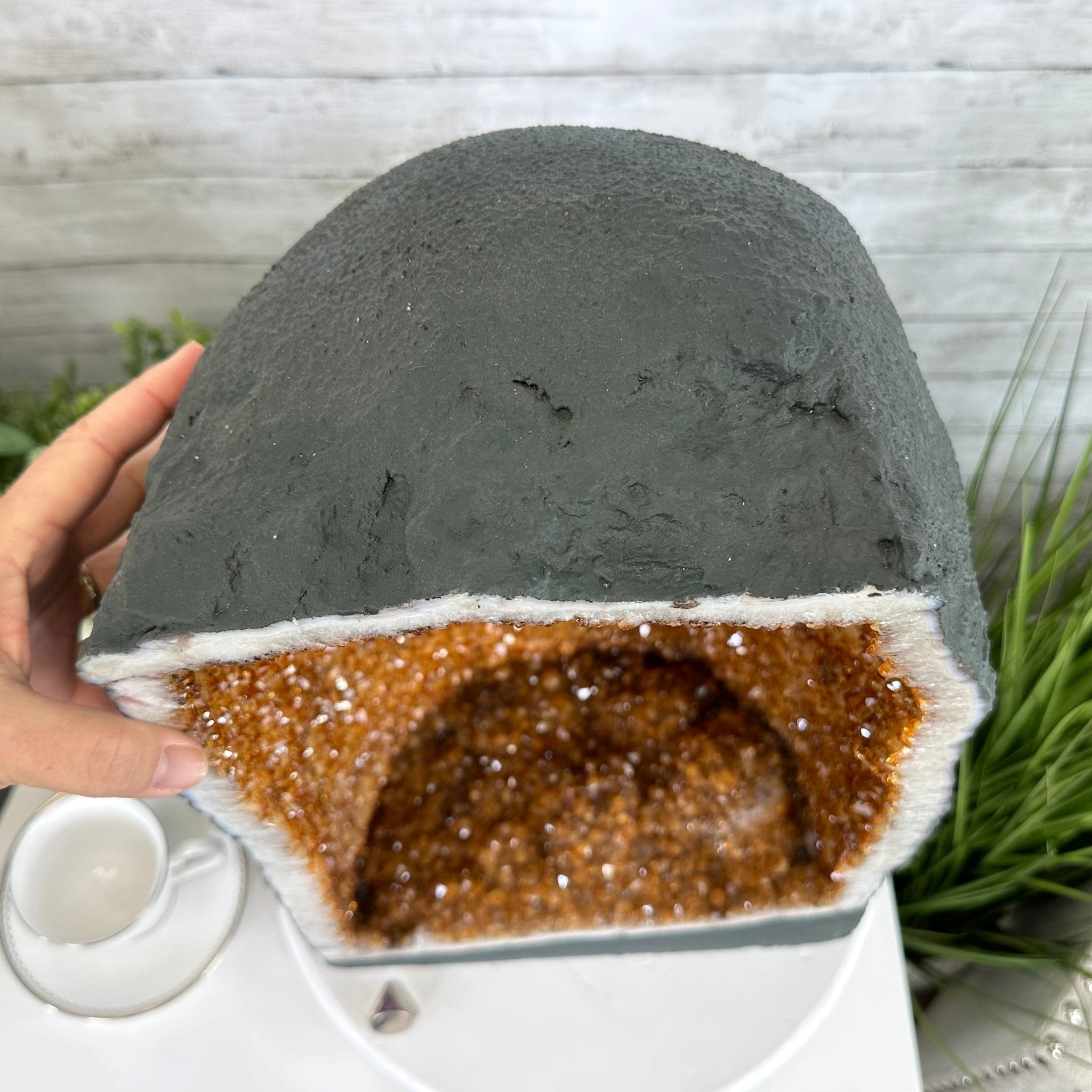 Extra Quality Citrine Cathedral, 81.6 lbs & 20" tall, Model #5603-0279 by Brazil Gems - Brazil GemsBrazil GemsExtra Quality Citrine Cathedral, 81.6 lbs & 20" tall, Model #5603-0279 by Brazil GemsCathedrals5603-0279