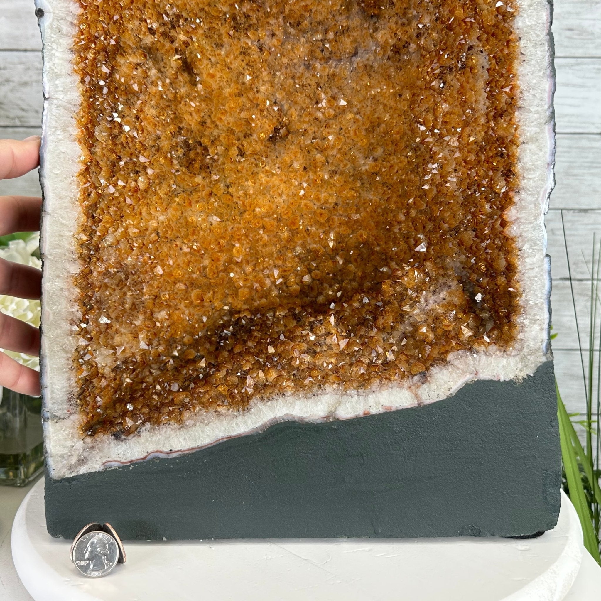 Extra Quality Citrine Cathedral, 81.6 lbs & 20" tall, Model #5603-0279 by Brazil Gems - Brazil GemsBrazil GemsExtra Quality Citrine Cathedral, 81.6 lbs & 20" tall, Model #5603-0279 by Brazil GemsCathedrals5603-0279