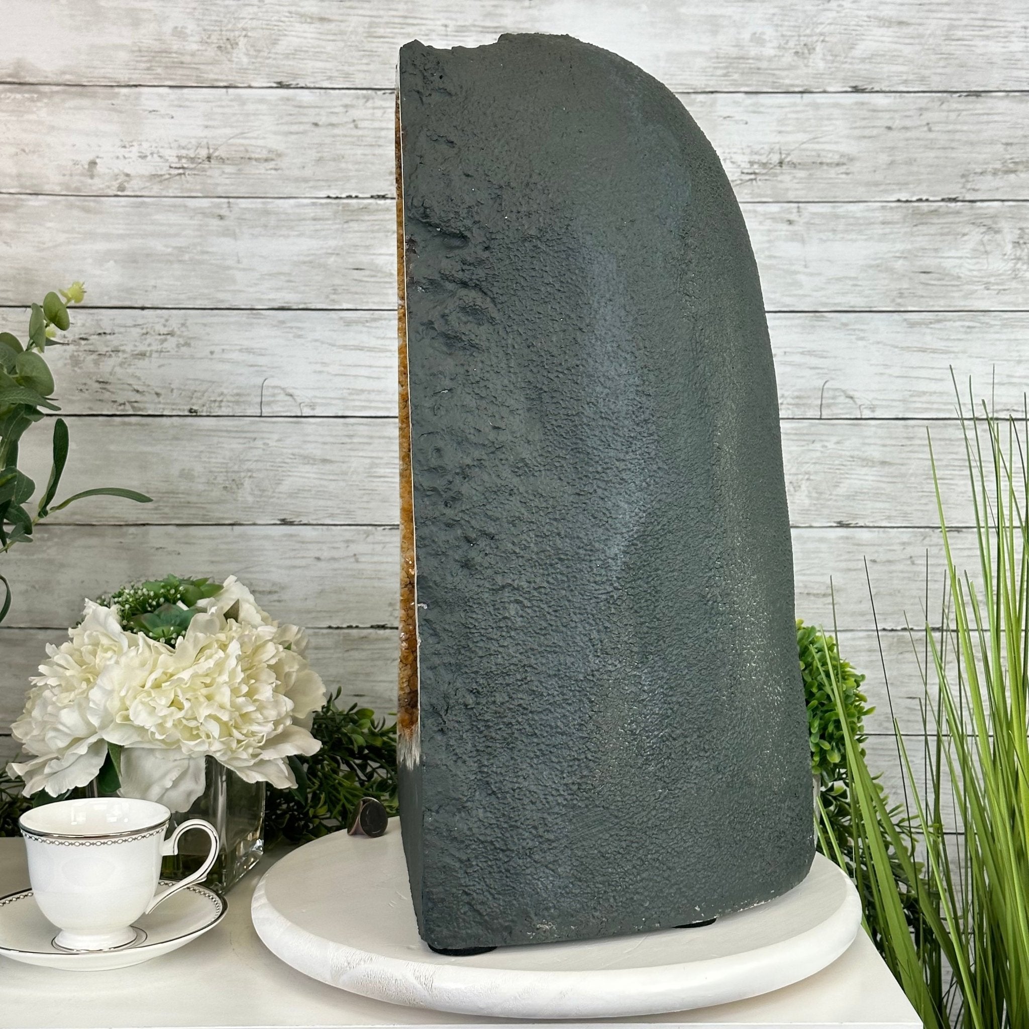 Extra Quality Citrine Cathedral, 81.6 lbs & 20" tall, Model #5603-0279 by Brazil Gems - Brazil GemsBrazil GemsExtra Quality Citrine Cathedral, 81.6 lbs & 20" tall, Model #5603-0279 by Brazil GemsCathedrals5603-0279