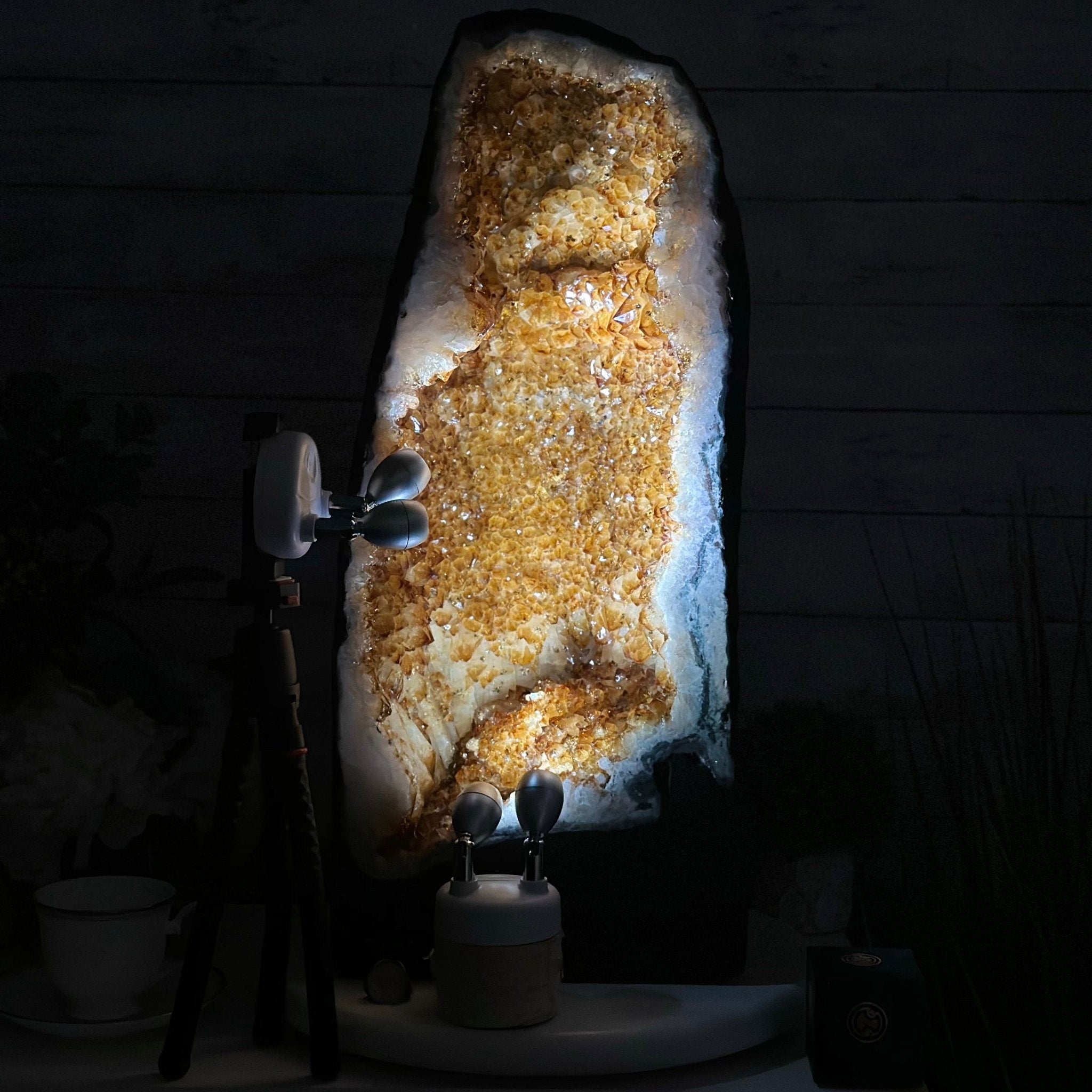 Extra Quality Citrine Cathedral, 87.2 lbs & 23.9" Tall #5603-0306 by Brazil Gems® - Brazil GemsBrazil GemsExtra Quality Citrine Cathedral, 87.2 lbs & 23.9" Tall #5603-0306 by Brazil Gems®Cathedrals5603-0306