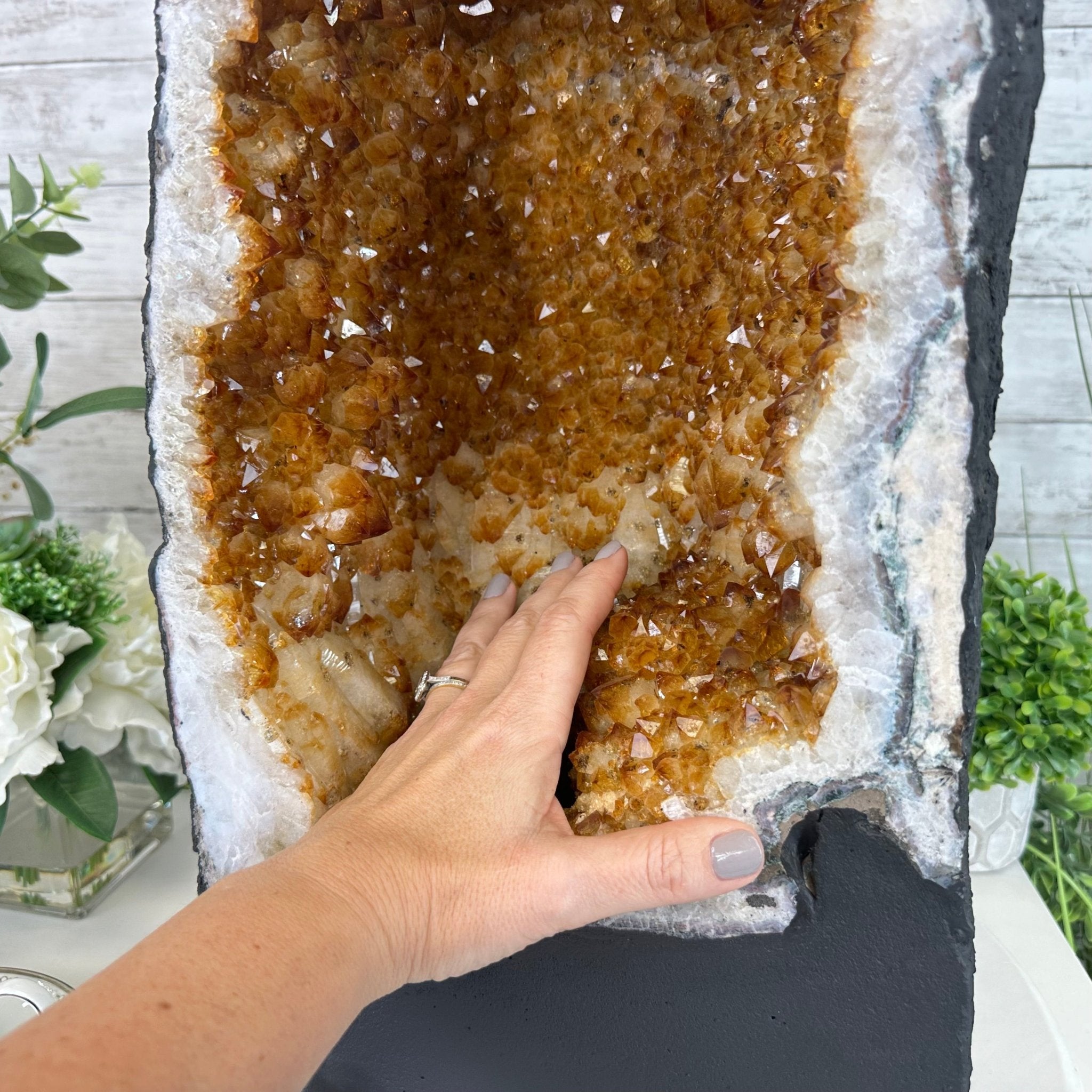 Extra Quality Citrine Cathedral, 87.2 lbs & 23.9" Tall #5603-0306 by Brazil Gems® - Brazil GemsBrazil GemsExtra Quality Citrine Cathedral, 87.2 lbs & 23.9" Tall #5603-0306 by Brazil Gems®Cathedrals5603-0306