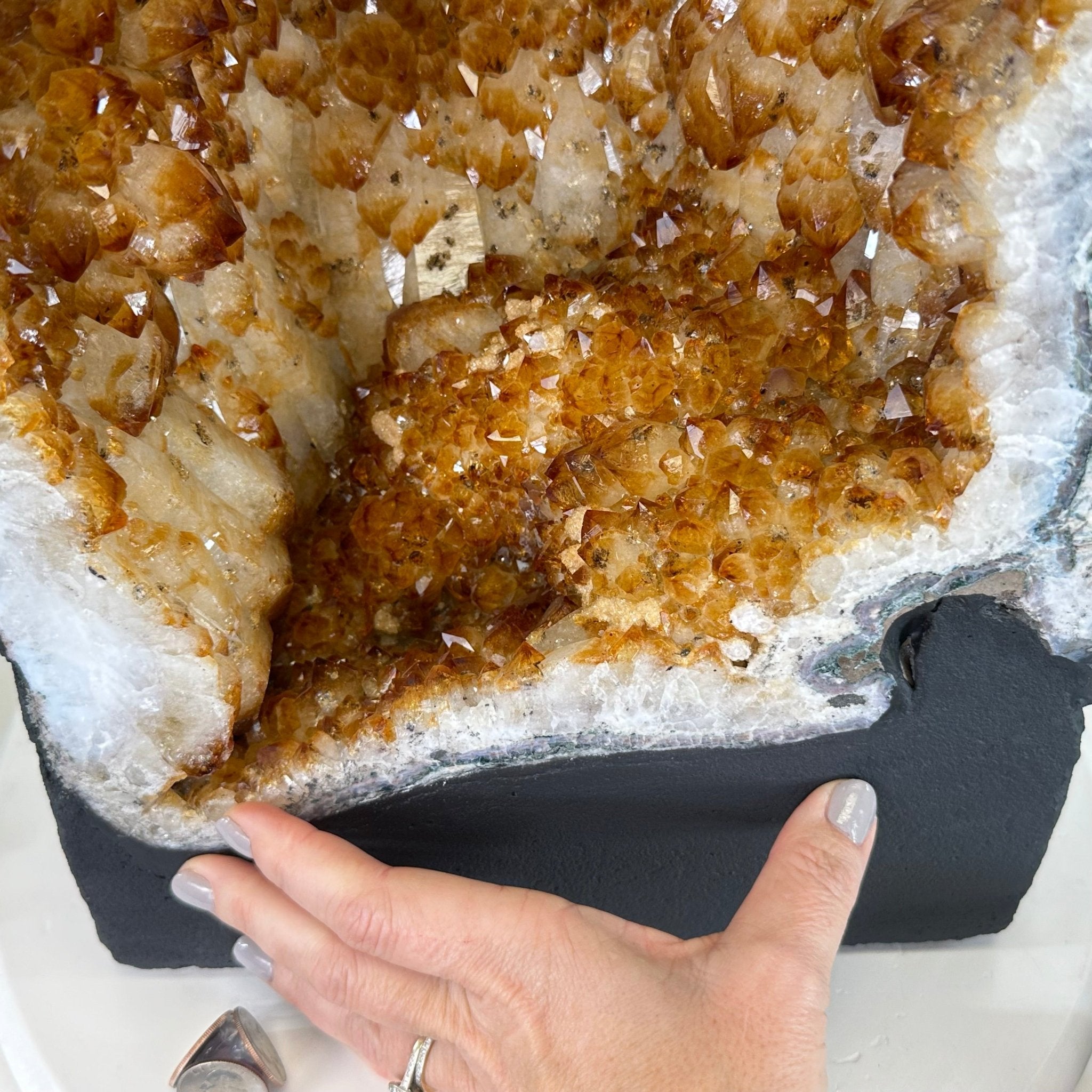 Extra Quality Citrine Cathedral, 87.2 lbs & 23.9" Tall #5603-0306 by Brazil Gems® - Brazil GemsBrazil GemsExtra Quality Citrine Cathedral, 87.2 lbs & 23.9" Tall #5603-0306 by Brazil Gems®Cathedrals5603-0306