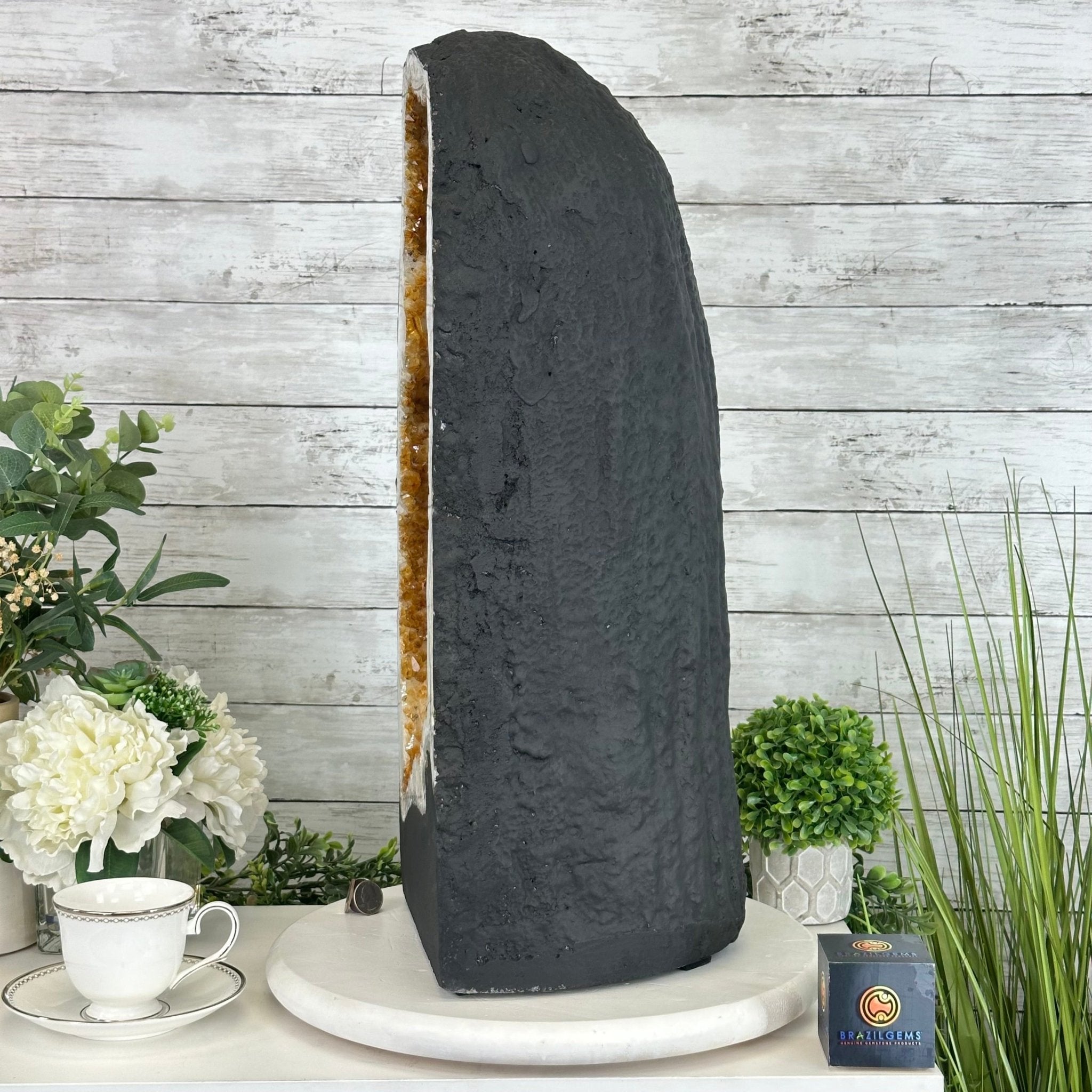 Extra Quality Citrine Cathedral, 87.2 lbs & 23.9" Tall #5603-0306 by Brazil Gems® - Brazil GemsBrazil GemsExtra Quality Citrine Cathedral, 87.2 lbs & 23.9" Tall #5603-0306 by Brazil Gems®Cathedrals5603-0306