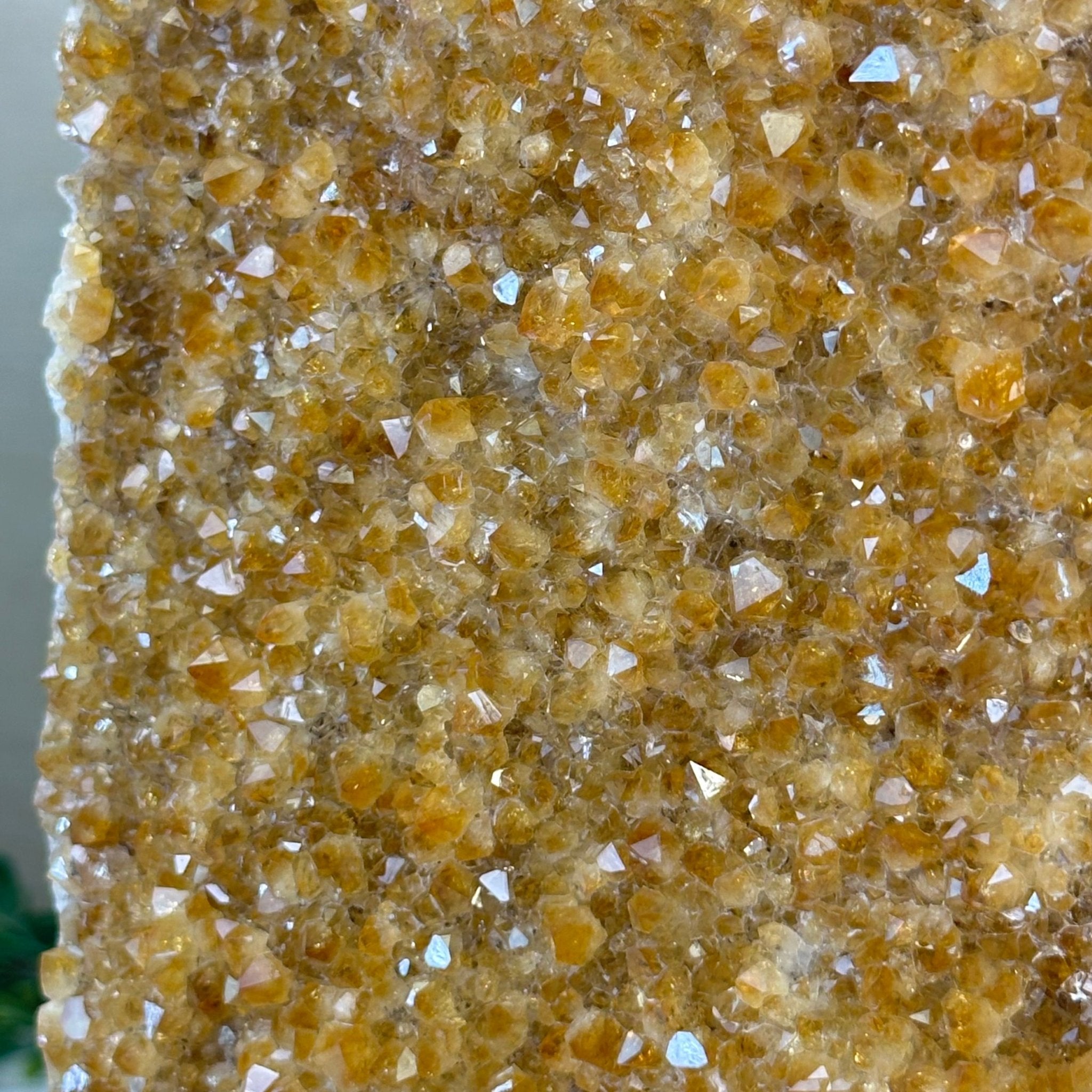 Extra Quality Citrine Cluster on Cement Base, 13.8 lbs and 13.7" Tall 5615 - 0068 - Brazil GemsBrazil GemsExtra Quality Citrine Cluster on Cement Base, 13.8 lbs and 13.7" Tall 5615 - 0068Clusters on Cement Bases5615 - 0068