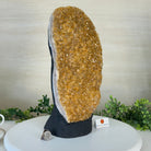 Extra Quality Citrine Cluster on Cement Base, 13.8 lbs and 13.7" Tall 5615 - 0068 - Brazil GemsBrazil GemsExtra Quality Citrine Cluster on Cement Base, 13.8 lbs and 13.7" Tall 5615 - 0068Clusters on Cement Bases5615 - 0068