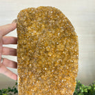 Extra Quality Citrine Cluster on Cement Base, 13.8 lbs and 13.7" Tall 5615 - 0068 - Brazil GemsBrazil GemsExtra Quality Citrine Cluster on Cement Base, 13.8 lbs and 13.7" Tall 5615 - 0068Clusters on Cement Bases5615 - 0068
