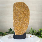 Extra Quality Citrine Cluster on Cement Base, 13.8 lbs and 13.7" Tall 5615 - 0068 - Brazil GemsBrazil GemsExtra Quality Citrine Cluster on Cement Base, 13.8 lbs and 13.7" Tall 5615 - 0068Clusters on Cement Bases5615 - 0068