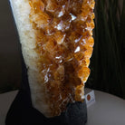 Extra Quality Citrine Cluster on Cement Base, 18.6 lbs and 14.9" Tall 5615 - 0071 - Brazil GemsBrazil GemsExtra Quality Citrine Cluster on Cement Base, 18.6 lbs and 14.9" Tall 5615 - 0071Clusters on Cement Bases5615 - 0071