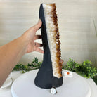 Extra Quality Citrine Cluster on Cement Base, 18.6 lbs and 14.9" Tall 5615 - 0071 - Brazil GemsBrazil GemsExtra Quality Citrine Cluster on Cement Base, 18.6 lbs and 14.9" Tall 5615 - 0071Clusters on Cement Bases5615 - 0071