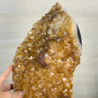 Extra Quality Citrine Cluster on Cement Base, 32.5 lbs and 18.9" Tall 5615 - 0073 - Brazil GemsBrazil GemsExtra Quality Citrine Cluster on Cement Base, 32.5 lbs and 18.9" Tall 5615 - 0073Clusters on Cement Bases5615 - 0073