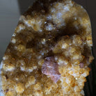 Extra Quality Citrine Cluster on Cement Base, 32.5 lbs and 18.9" Tall 5615 - 0073 - Brazil GemsBrazil GemsExtra Quality Citrine Cluster on Cement Base, 32.5 lbs and 18.9" Tall 5615 - 0073Clusters on Cement Bases5615 - 0073