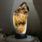 Extra Quality Citrine Cluster on Cement Base, 32.5 lbs and 18.9" Tall 5615 - 0073 - Brazil GemsBrazil GemsExtra Quality Citrine Cluster on Cement Base, 32.5 lbs and 18.9" Tall 5615 - 0073Clusters on Cement Bases5615 - 0073