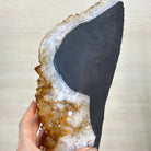 Extra Quality Citrine Cluster on Cement Base, 32.5 lbs and 18.9" Tall 5615 - 0073 - Brazil GemsBrazil GemsExtra Quality Citrine Cluster on Cement Base, 32.5 lbs and 18.9" Tall 5615 - 0073Clusters on Cement Bases5615 - 0073