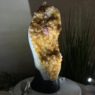 Extra Quality Citrine Cluster on Cement Base, 32.5 lbs and 18.9" Tall 5615 - 0073 - Brazil GemsBrazil GemsExtra Quality Citrine Cluster on Cement Base, 32.5 lbs and 18.9" Tall 5615 - 0073Clusters on Cement Bases5615 - 0073