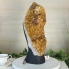 Extra Quality Citrine Cluster on Cement Base, 32.5 lbs and 18.9" Tall 5615 - 0073 - Brazil GemsBrazil GemsExtra Quality Citrine Cluster on Cement Base, 32.5 lbs and 18.9" Tall 5615 - 0073Clusters on Cement Bases5615 - 0073