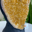 Extra Quality Citrine Cluster on Cement Base, 6.1 lbs and 8.8" Tall 5615 - 0054 - Brazil GemsBrazil GemsExtra Quality Citrine Cluster on Cement Base, 6.1 lbs and 8.8" Tall 5615 - 0054Clusters on Cement Bases5615 - 0054