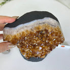 Extra Quality Citrine Cluster on Cement Base, 7.9 lbs and 7.3" Tall 5615 - 0059 - Brazil GemsBrazil GemsExtra Quality Citrine Cluster on Cement Base, 7.9 lbs and 7.3" Tall 5615 - 0059Clusters on Cement Bases5615 - 0059