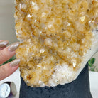 Extra Quality Citrine Cluster on Cement Base, 7.9 lbs and 8.8" Tall 5615 - 0057 - Brazil GemsBrazil GemsExtra Quality Citrine Cluster on Cement Base, 7.9 lbs and 8.8" Tall 5615 - 0057Clusters on Cement Bases5615 - 0057