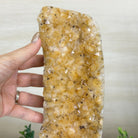 Extra Quality Citrine Cluster on Cement Base, 8.4 lbs and 13.4" Tall 5615 - 0060 - Brazil GemsBrazil GemsExtra Quality Citrine Cluster on Cement Base, 8.4 lbs and 13.4" Tall 5615 - 0060Clusters on Cement Bases5615 - 0060