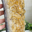 Extra Quality Citrine Cluster on Cement Base, 8.4 lbs and 13.4" Tall 5615 - 0060 - Brazil GemsBrazil GemsExtra Quality Citrine Cluster on Cement Base, 8.4 lbs and 13.4" Tall 5615 - 0060Clusters on Cement Bases5615 - 0060
