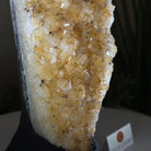Extra Quality Citrine Cluster on Cement Base, 8.4 lbs and 13.4" Tall 5615 - 0060 - Brazil GemsBrazil GemsExtra Quality Citrine Cluster on Cement Base, 8.4 lbs and 13.4" Tall 5615 - 0060Clusters on Cement Bases5615 - 0060