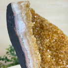 Extra Quality Citrine Cluster on Cement Base, 8.6 lbs and 10" Tall 5615 - 0061 - Brazil GemsBrazil GemsExtra Quality Citrine Cluster on Cement Base, 8.6 lbs and 10" Tall 5615 - 0061Clusters on Cement Bases5615 - 0061