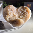 Extra Quality Citrine Heart Geode on an Acrylic Stand, 0.63 lbs & 2.7" Tall #5462CI-001 by Brazil Gems - Brazil GemsBrazil GemsExtra Quality Citrine Heart Geode on an Acrylic Stand, 0.63 lbs & 2.7" Tall #5462CI-001 by Brazil GemsHearts5462CI-001