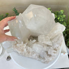 Extra Quality Clear Quartz Crystal Cluster 62.2 lbs & 14.3" Long 5494 - 0012 - Brazil GemsBrazil GemsExtra Quality Clear Quartz Crystal Cluster 62.2 lbs & 14.3" Long 5494 - 0012Clusters With Natural Bases5494 - 0012