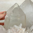Extra Quality Clear Quartz Crystal Cluster 62.2 lbs & 14.3" Long 5494 - 0012 - Brazil GemsBrazil GemsExtra Quality Clear Quartz Crystal Cluster 62.2 lbs & 14.3" Long 5494 - 0012Clusters With Natural Bases5494 - 0012