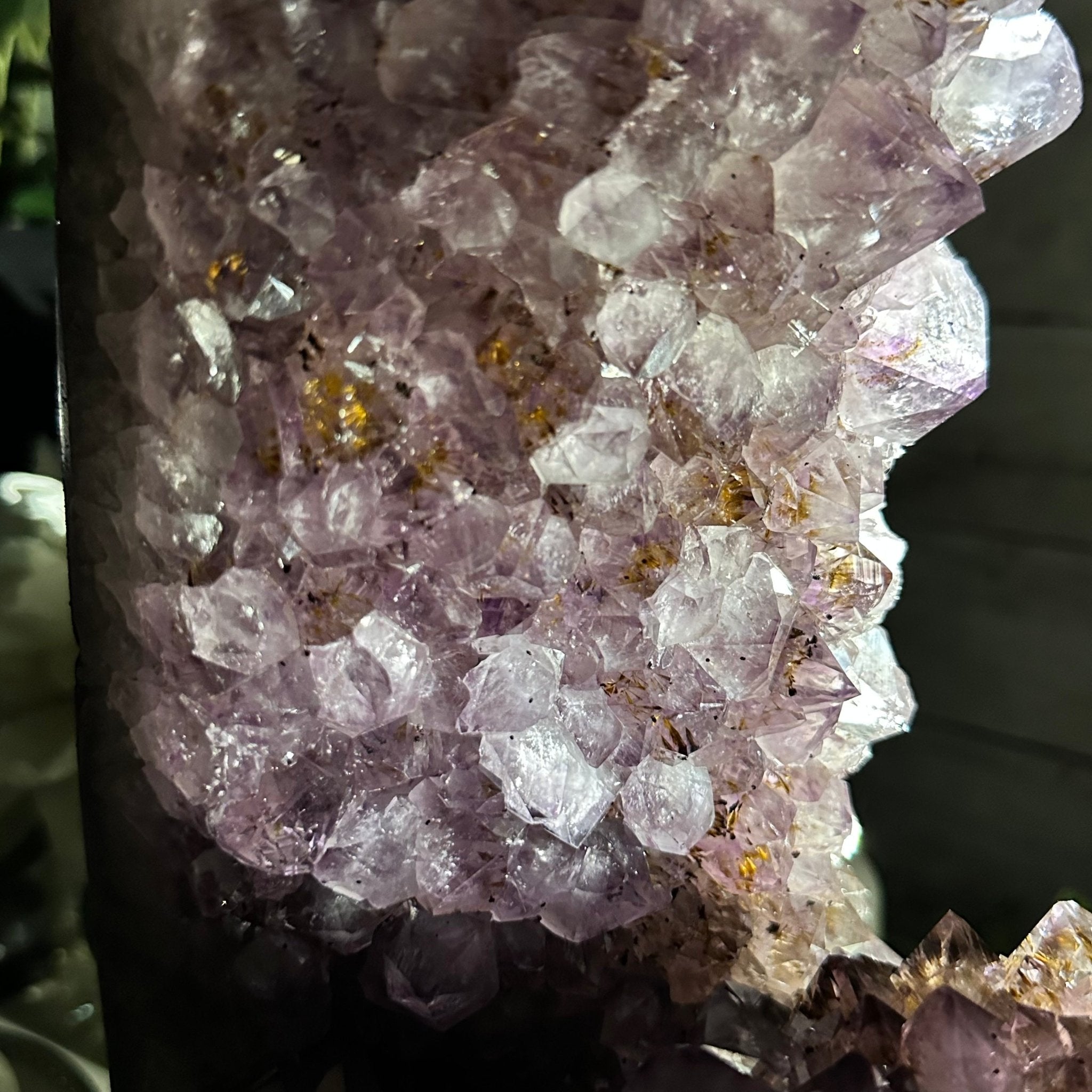 Extra Quality Open 2-Sided Brazilian Amethyst Cathedral, 29.9 lbs, 16.1" tall, Model #5605-0139 by Brazil Gems - Brazil GemsBrazil GemsExtra Quality Open 2-Sided Brazilian Amethyst Cathedral, 29.9 lbs, 16.1" tall, Model #5605-0139 by Brazil GemsOpen 2-Sided Cathedrals5605-0139