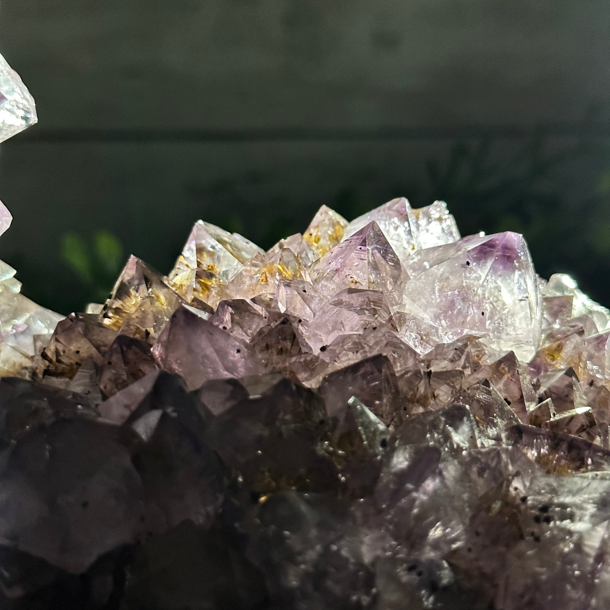 Extra Quality Open 2-Sided Brazilian Amethyst Cathedral, 29.9 lbs, 16.1" tall, Model #5605-0139 by Brazil Gems - Brazil GemsBrazil GemsExtra Quality Open 2-Sided Brazilian Amethyst Cathedral, 29.9 lbs, 16.1" tall, Model #5605-0139 by Brazil GemsOpen 2-Sided Cathedrals5605-0139