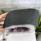 Extra Quality Open 2-Sided Brazilian Amethyst Cathedral, 29.9 lbs, 16.1" tall, Model #5605-0139 by Brazil Gems - Brazil GemsBrazil GemsExtra Quality Open 2-Sided Brazilian Amethyst Cathedral, 29.9 lbs, 16.1" tall, Model #5605-0139 by Brazil GemsOpen 2-Sided Cathedrals5605-0139