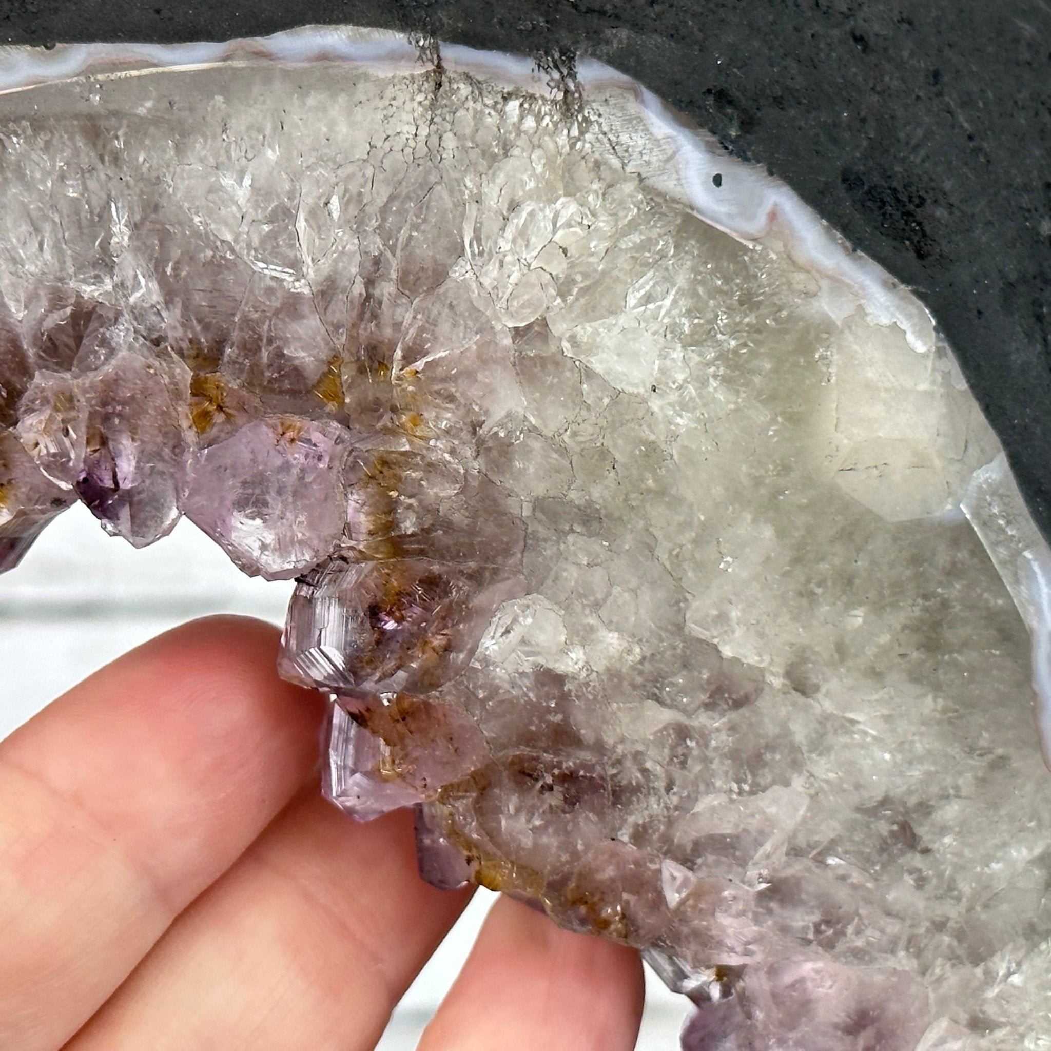 Extra Quality Open 2-Sided Brazilian Amethyst Cathedral, 29.9 lbs, 16.1" tall, Model #5605-0139 by Brazil Gems - Brazil GemsBrazil GemsExtra Quality Open 2-Sided Brazilian Amethyst Cathedral, 29.9 lbs, 16.1" tall, Model #5605-0139 by Brazil GemsOpen 2-Sided Cathedrals5605-0139