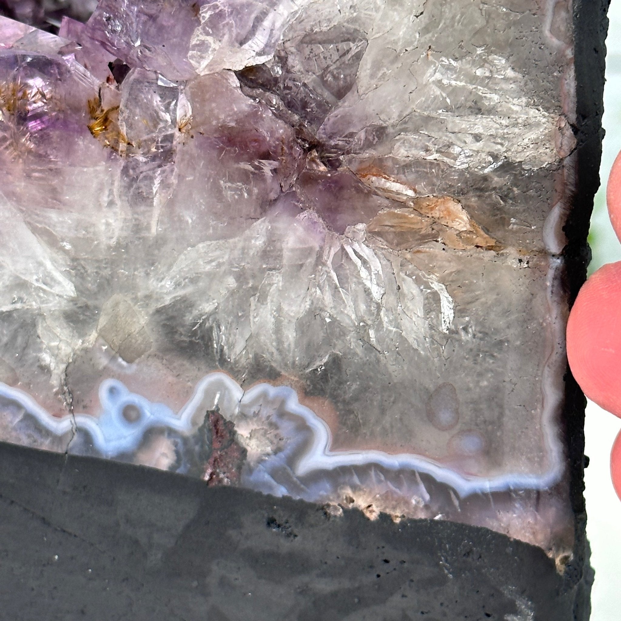 Extra Quality Open 2-Sided Brazilian Amethyst Cathedral, 29.9 lbs, 16.1" tall, Model #5605-0139 by Brazil Gems - Brazil GemsBrazil GemsExtra Quality Open 2-Sided Brazilian Amethyst Cathedral, 29.9 lbs, 16.1" tall, Model #5605-0139 by Brazil GemsOpen 2-Sided Cathedrals5605-0139