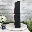 Extra Quality Open 2-Sided Brazilian Amethyst Cathedral, 29.9 lbs, 16.1" tall, Model #5605-0139 by Brazil Gems - Brazil GemsBrazil GemsExtra Quality Open 2-Sided Brazilian Amethyst Cathedral, 29.9 lbs, 16.1" tall, Model #5605-0139 by Brazil GemsOpen 2-Sided Cathedrals5605-0139