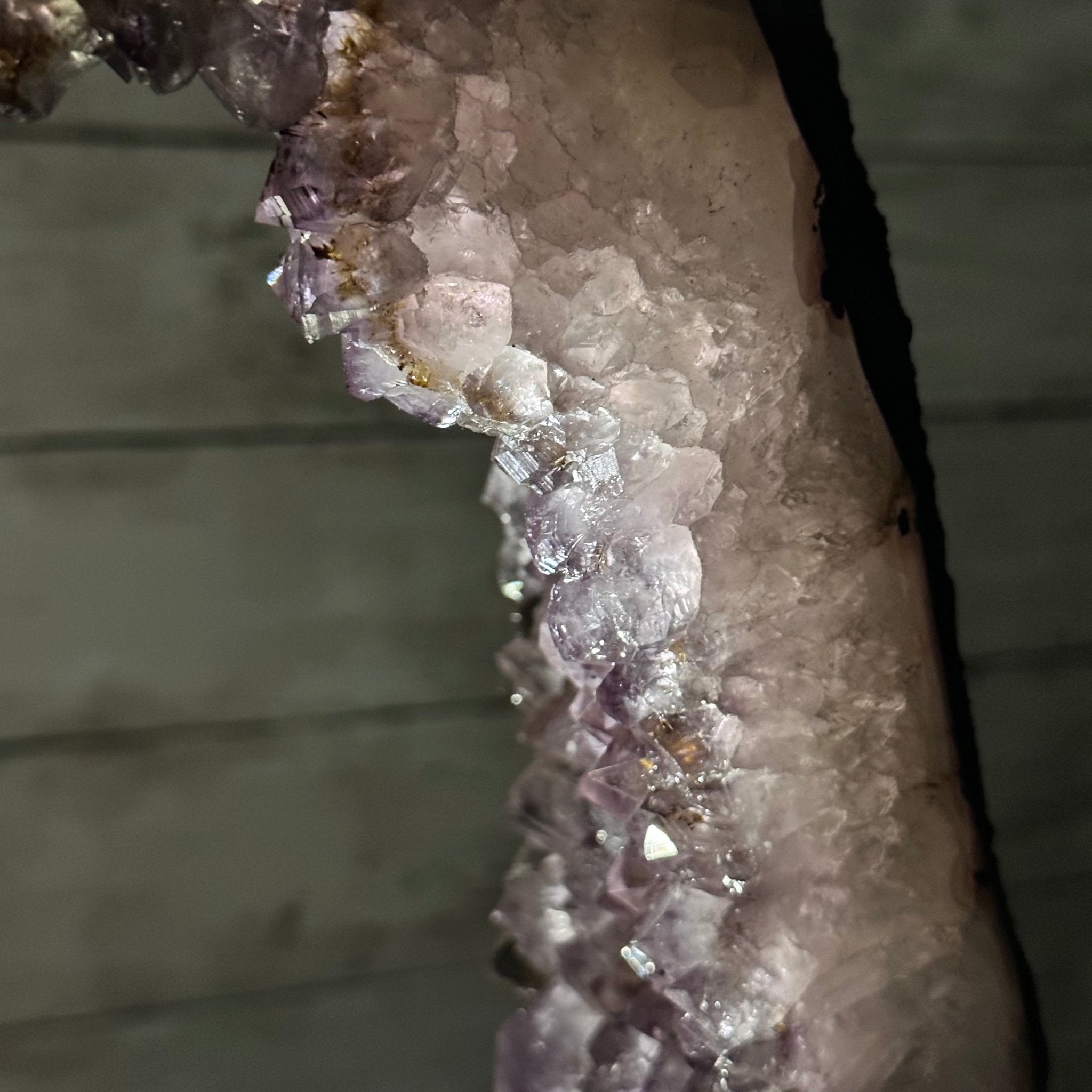 Extra Quality Open 2-Sided Brazilian Amethyst Cathedral, 29.9 lbs, 16.1" tall, Model #5605-0139 by Brazil Gems - Brazil GemsBrazil GemsExtra Quality Open 2-Sided Brazilian Amethyst Cathedral, 29.9 lbs, 16.1" tall, Model #5605-0139 by Brazil GemsOpen 2-Sided Cathedrals5605-0139