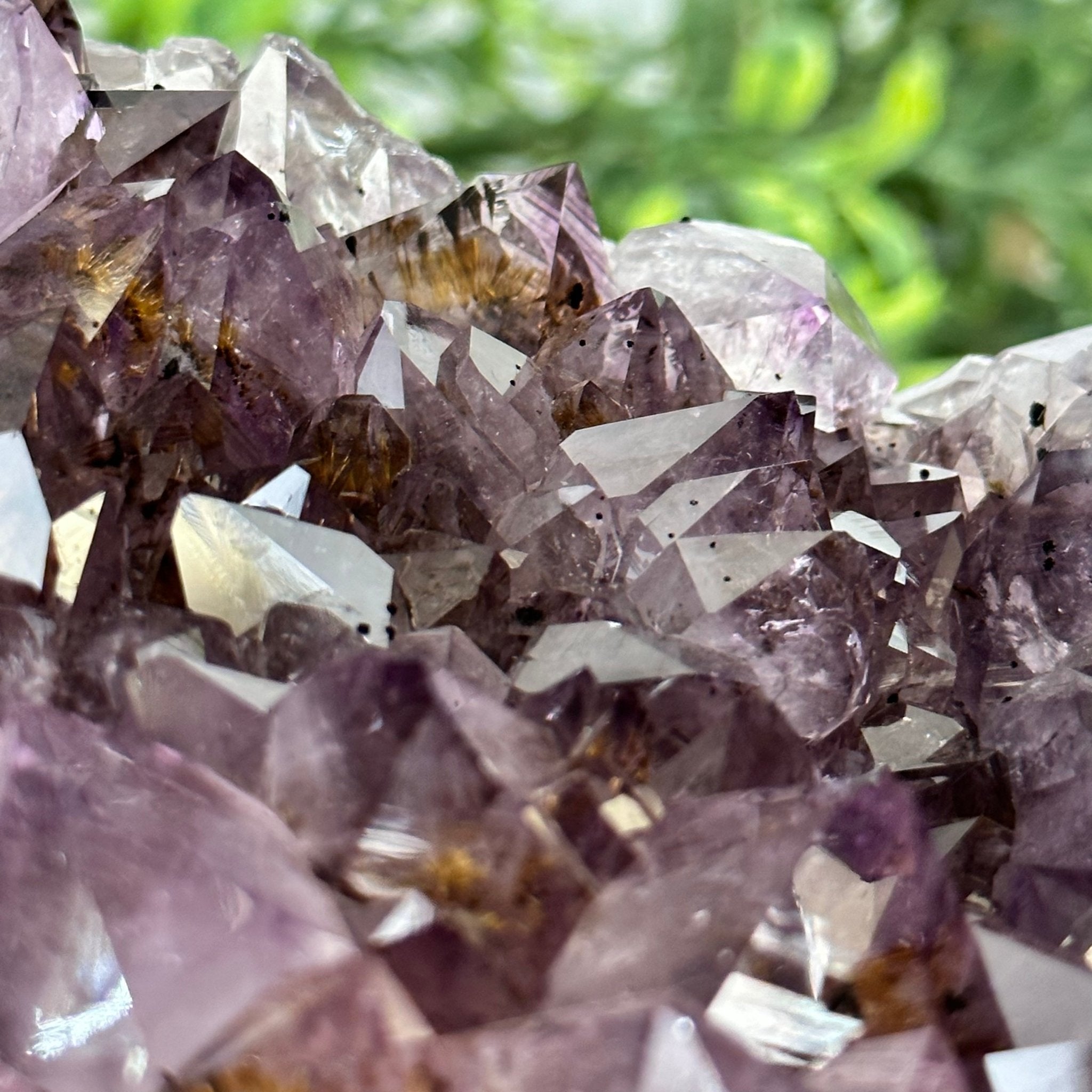 Extra Quality Open 2-Sided Brazilian Amethyst Cathedral, 29.9 lbs, 16.1" tall, Model #5605-0139 by Brazil Gems - Brazil GemsBrazil GemsExtra Quality Open 2-Sided Brazilian Amethyst Cathedral, 29.9 lbs, 16.1" tall, Model #5605-0139 by Brazil GemsOpen 2-Sided Cathedrals5605-0139